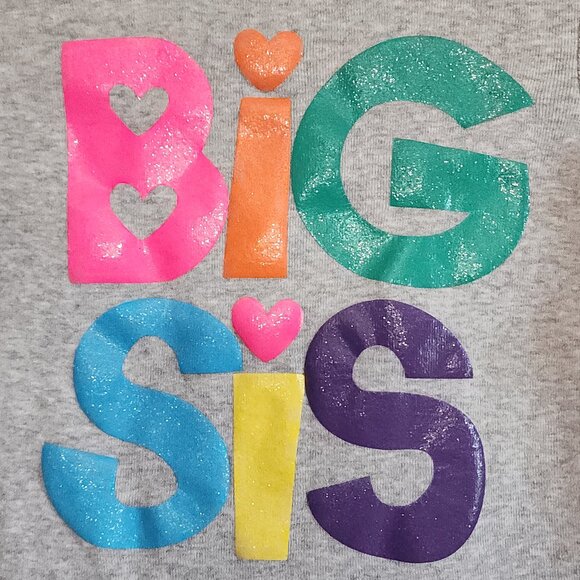 Carters Big Sis Long Sleeve Shirt. Size 3T - Picture 3 of 5